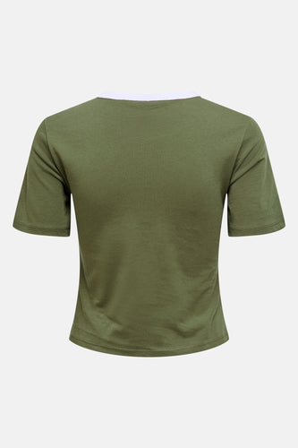 T-shirt à manches courtes - Kaki - ONLY®