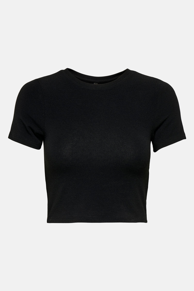 Top uni manche courte Noir - ONLY®