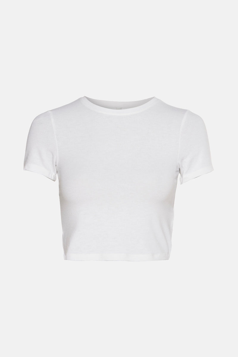 Top uni manche courte Blanc - ONLY®