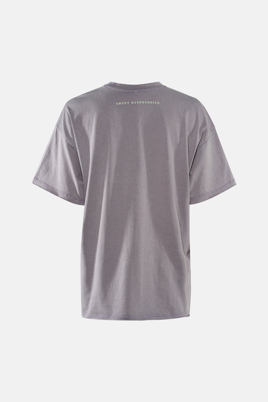 T-shirt gris à manches courtes de ONLY, avec une coupe décontractée et un texte dans le dos.