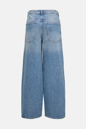 AMBER - mid blue denim