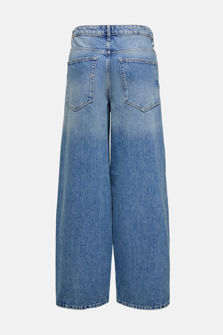 AMBER - mid blue denim
