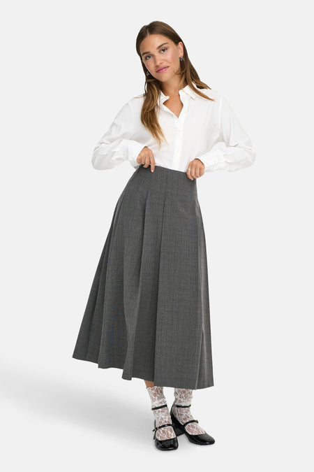 Rok 3/4 grijs - ONLY®
