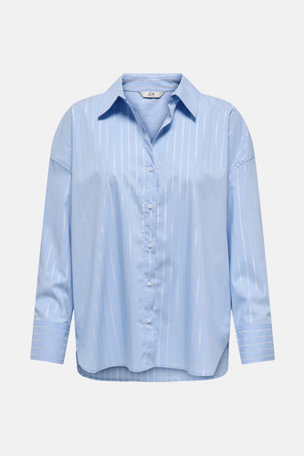 Blouse met lange mouwen - blauw