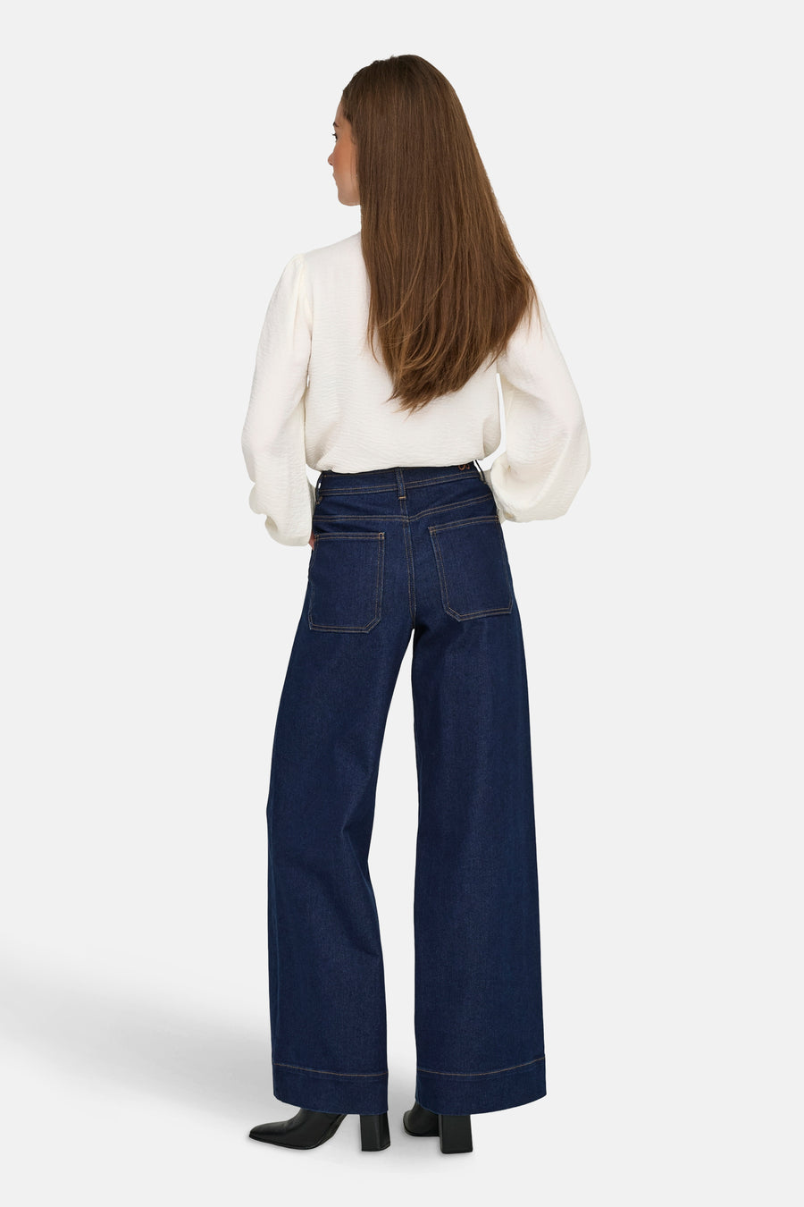 Jeans wide Dark blue denim - JDY - JDY