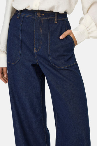 Jeans wide Dark blue denim - JDY - JDY