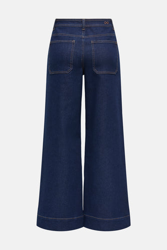 Jeans wide Dark blue denim - JDY - JDY