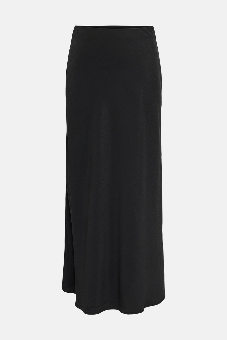 Zwarte lange rok van JDY met een subtiele textuur en een relaxte pasvorm.