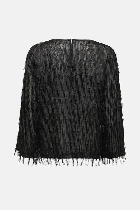 JDYFLEUR L/S O-NECK TOP WVN