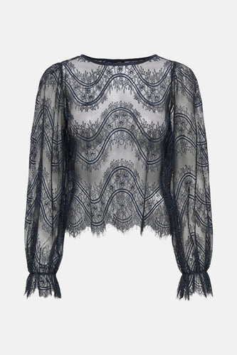 T-shirt met lange mouwen - blauw