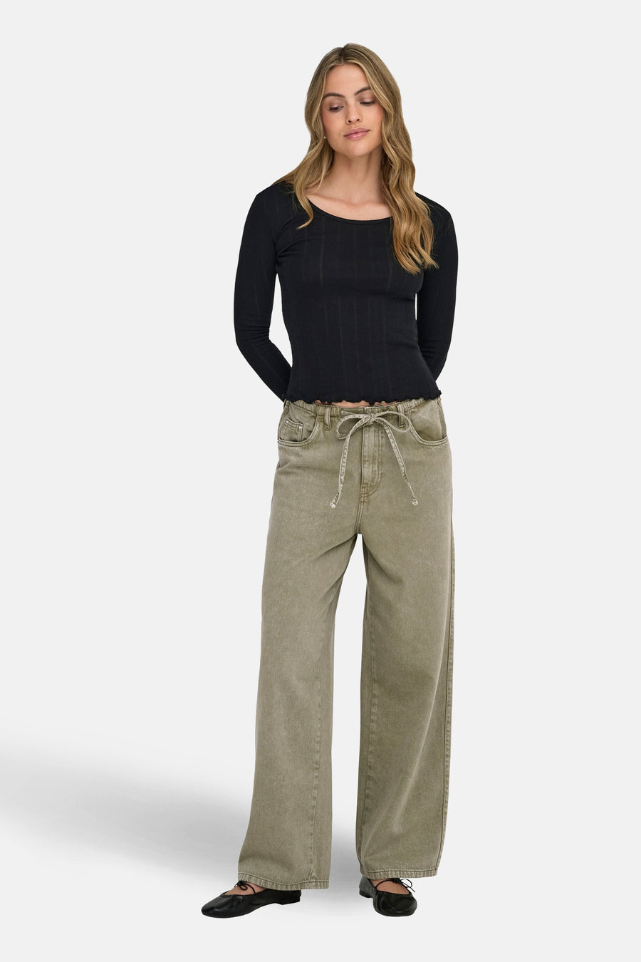 Colored jeans - Kaki