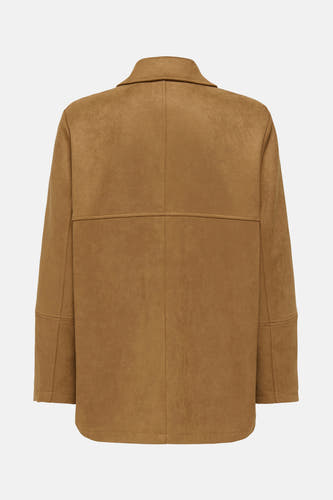 Veste brune d'ONLY, vue arrière avec détail en panneau.