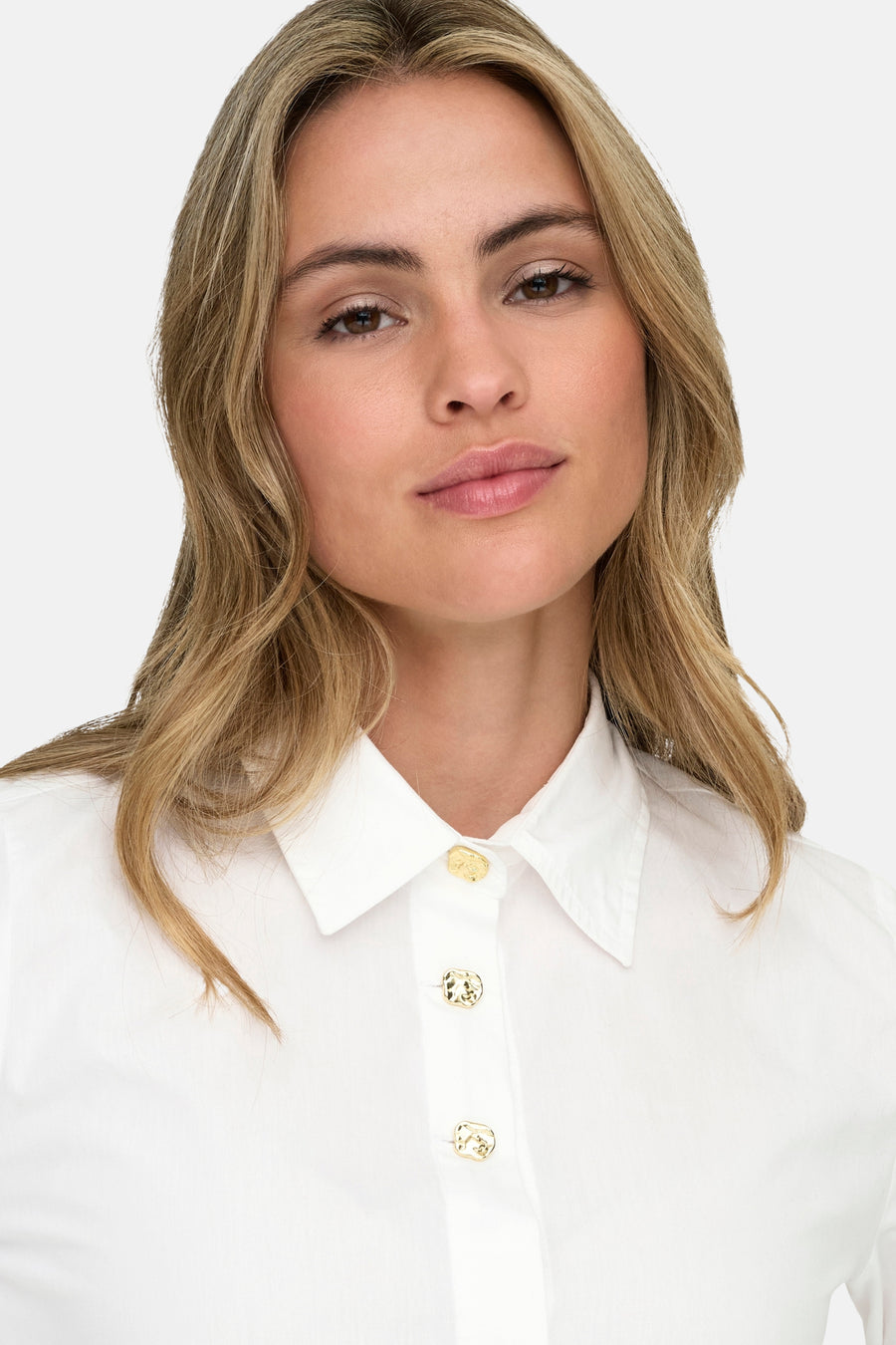 Chemisier (manches longues) blanc - ONLY® - ONLY® - 5