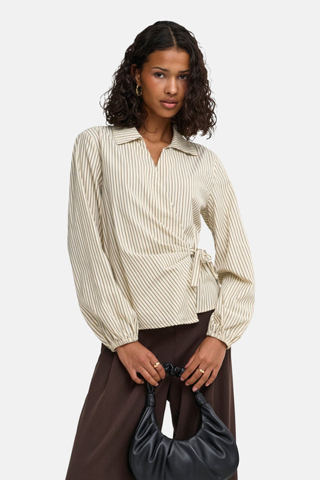 Chemise à manches longues - Eggnog