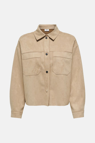 JDYJULLE L/S FAKE SUEDE SHIRT JRS
