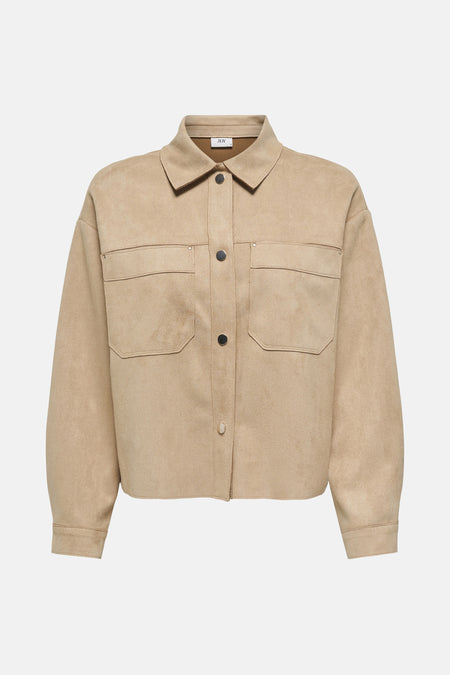 JDYJULLE L/S FAKE SUEDE SHIRT JRS