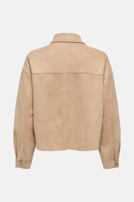 JDYJULLE L/S FAKE SUEDE SHIRT JRS