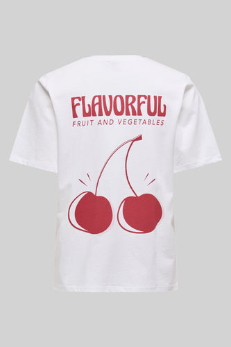 T-shirt met korte mouwen - wit