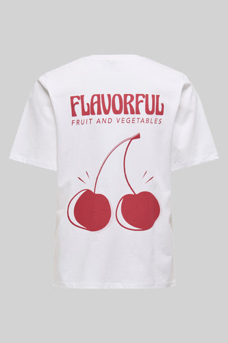 T-shirt met korte mouwen - wit - JDY