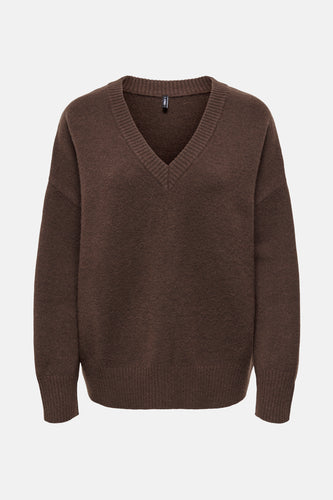 Pull met V-hals - bruin - ONLY® - 7