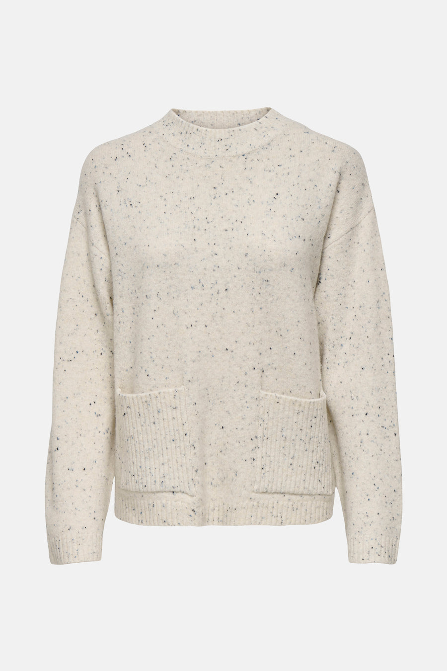 Pull met ronde hals - ecru - JDY