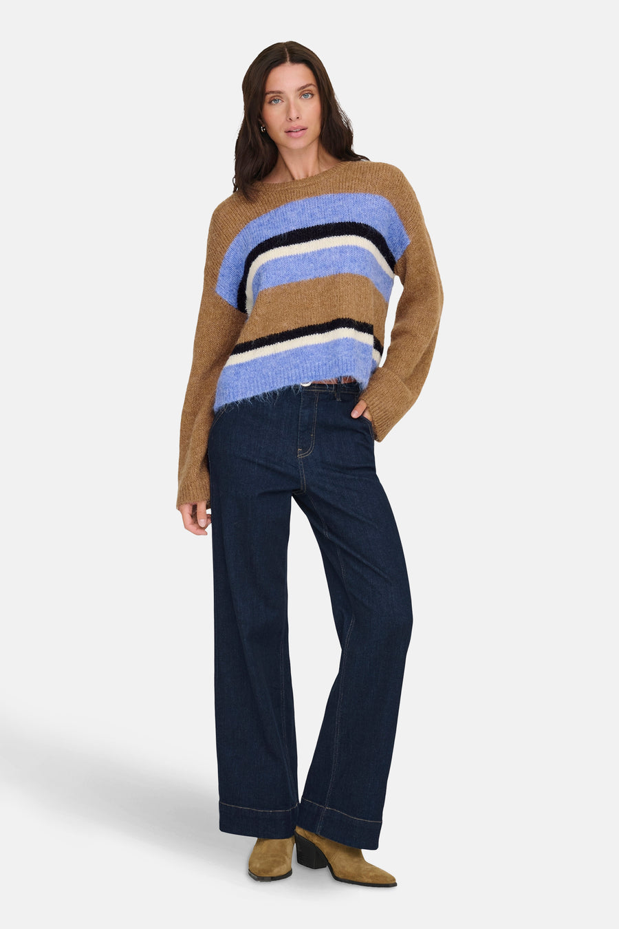 Pull met ronde hals - multicolor - ONLY®