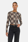 T-shirt (lange mouwen) Bruin - ONLY®