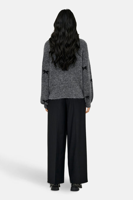 Trui met ronde hals grijs - ONLY®