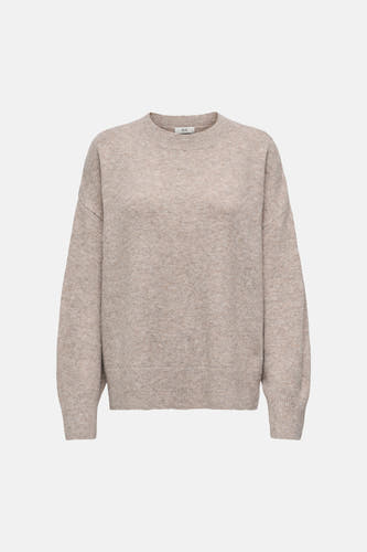 Trui met ronde hals beige - JDY