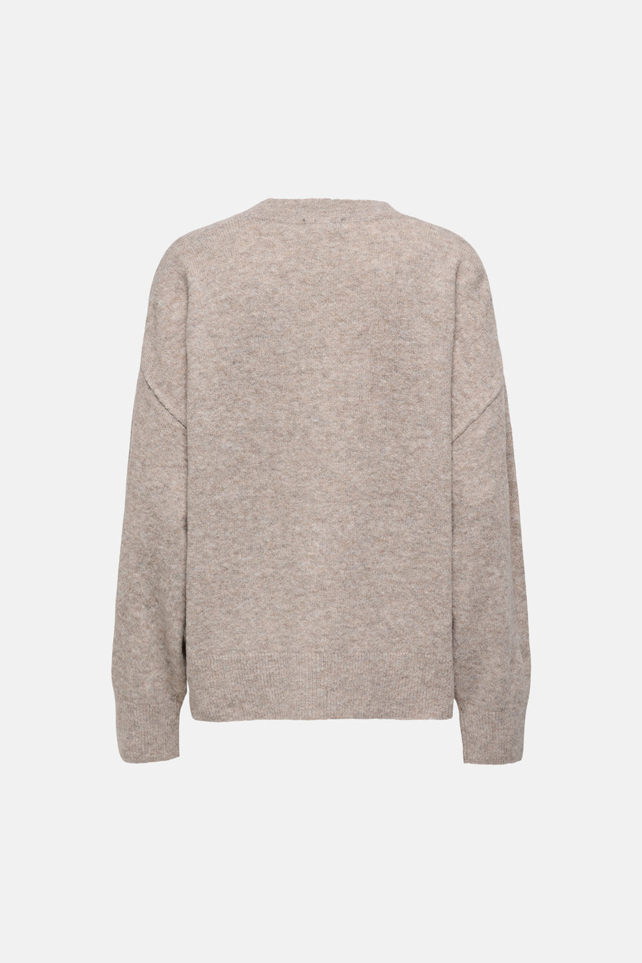 Trui met ronde hals beige - JDY