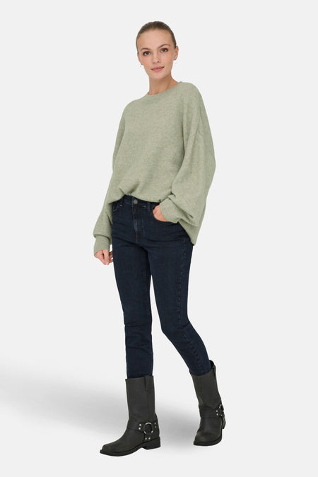 Pull col O vert - JDY