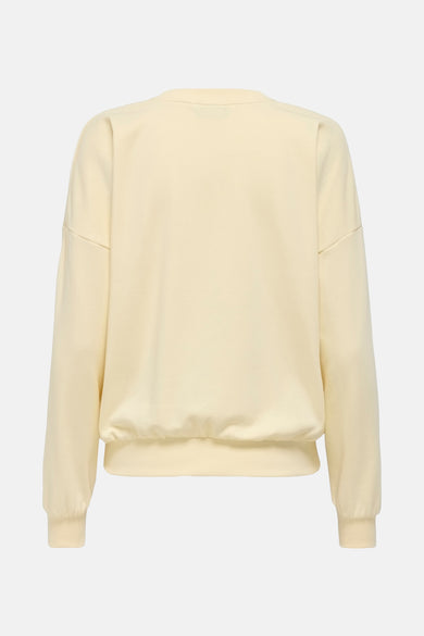 Sweater met ronde hals Ecru - ONLY®
