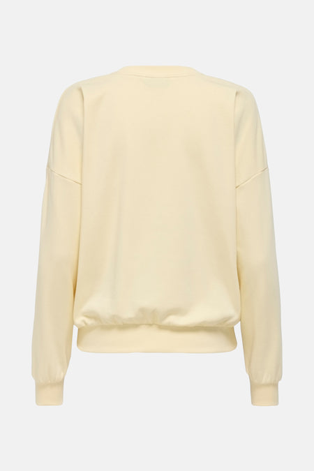 Sweater met ronde hals Ecru - ONLY®