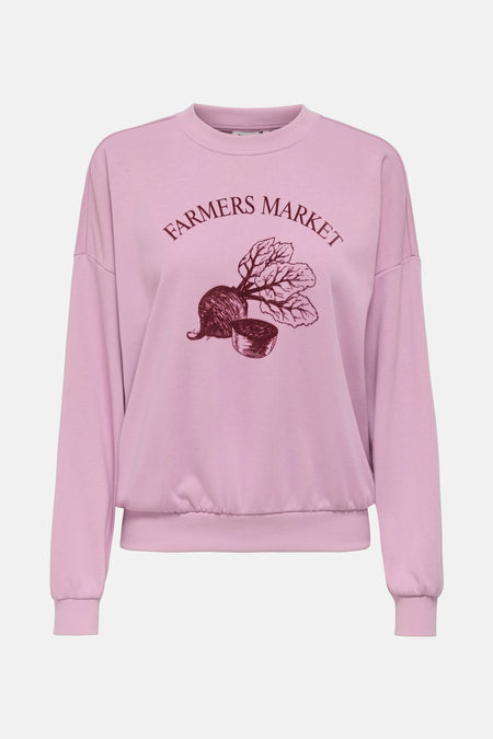 Sweater met ronde hals Roze - ONLY®