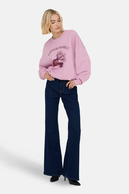 Sweater met ronde hals Roze - ONLY®