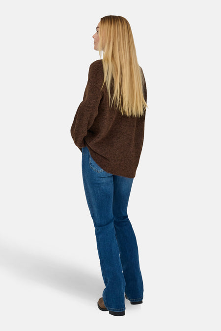 ONLAZU LS BOXY O-NECK KNT