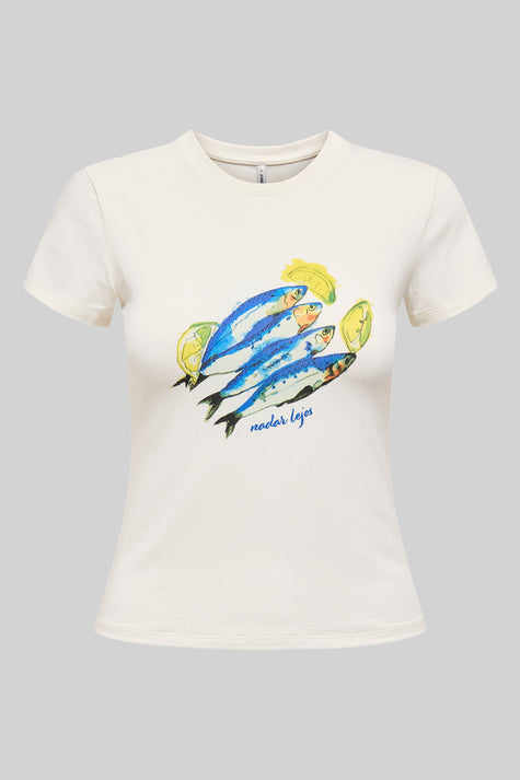 T-shirt (korte mouwen) Wit - ONLY®