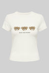 T-shirt met korte mouwen - wit