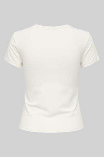 T-shirt met korte mouwen - wit