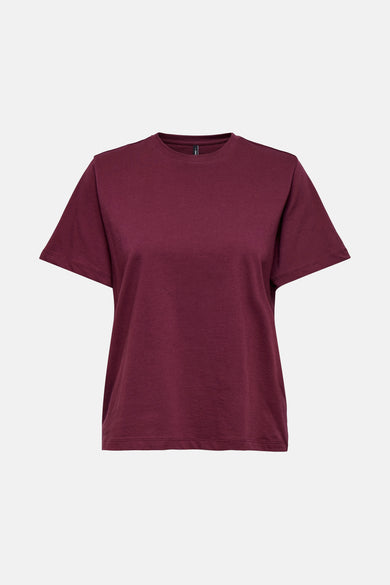 T-shirt met korte mouwen - bordeaux