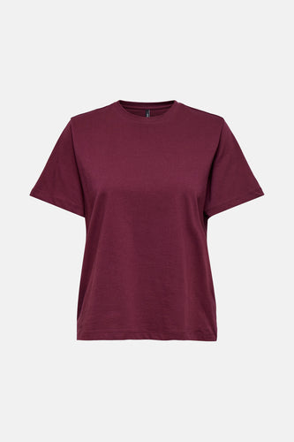 T-shirt met korte mouwen - bordeaux - ONLY®