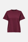 T-shirt met korte mouwen - bordeaux