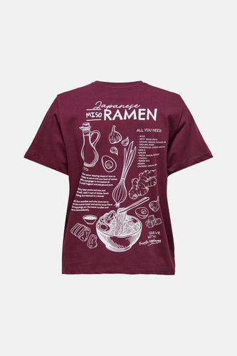 T-shirt met korte mouwen - bordeaux - ONLY®