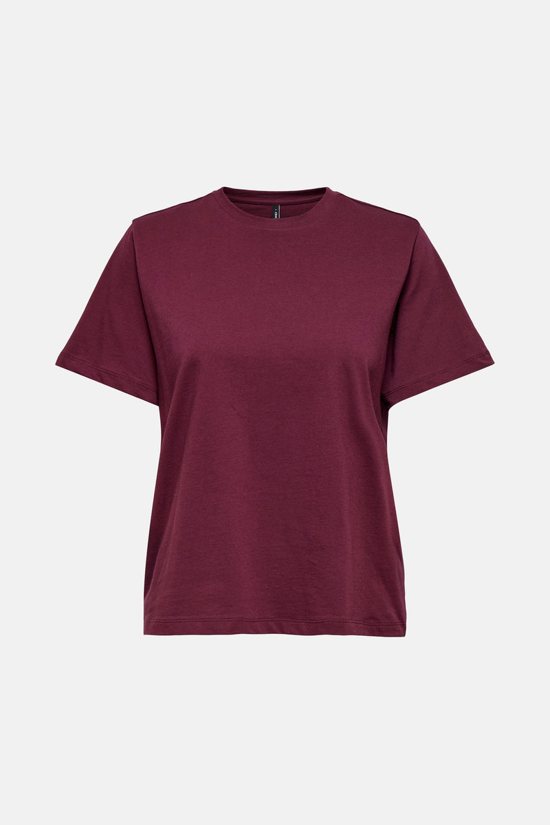 T-shirt (korte mouwen) Bordeaux - ONLY®
