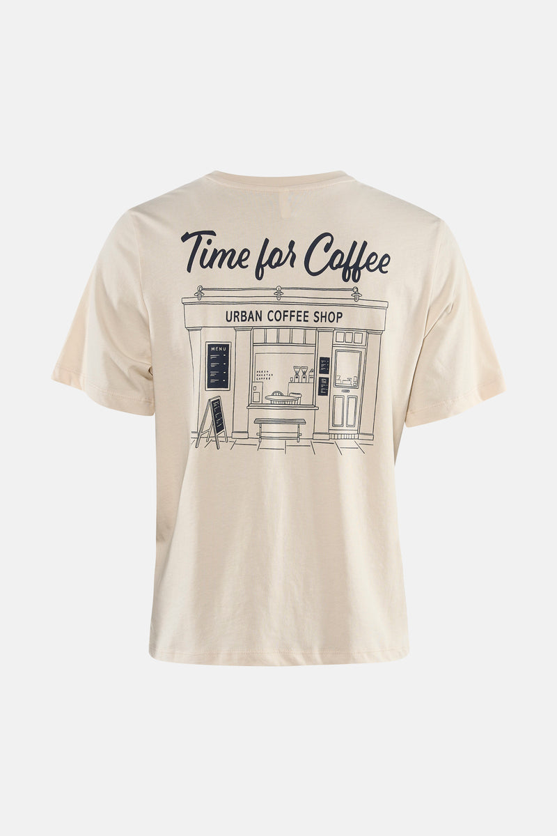 T-shirt met korte mouwen - ecru