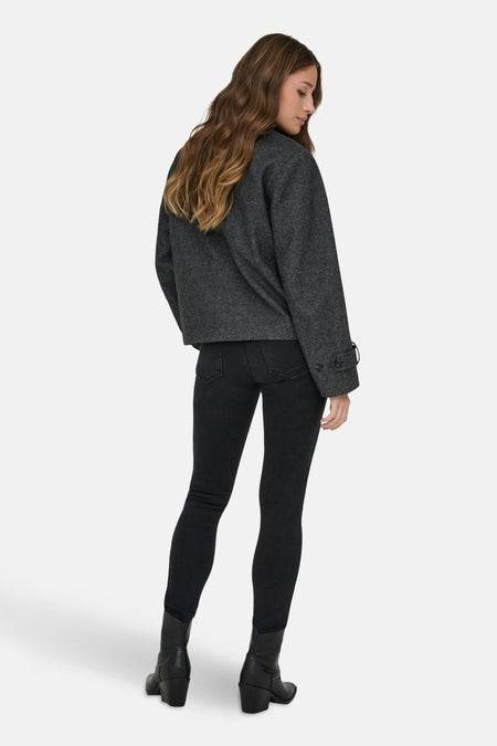 Korte jas grijs - ONLY®