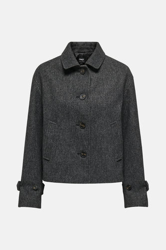 Korte jas grijs - ONLY® - ONLY®