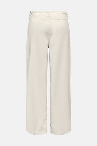Jeans de couleur écru de ONLY, avec une coupe ample et des jambes droites, dos.