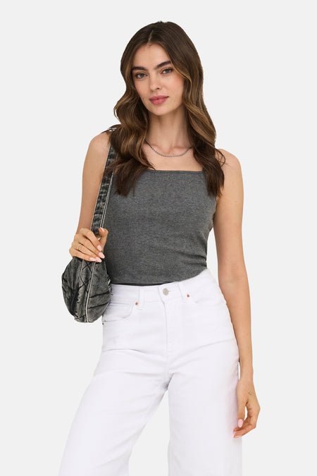 Tanktop Grijs - ONLY®