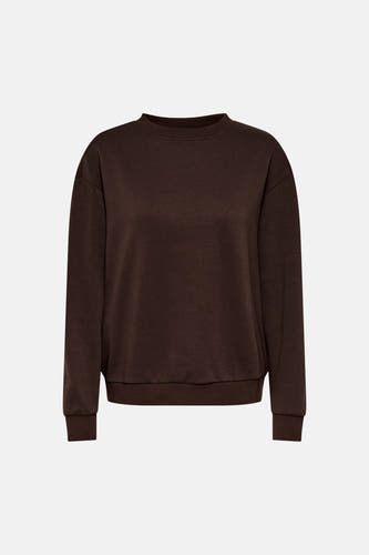 Sweater met ronde hals bruin - JDY
